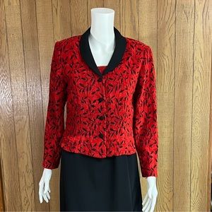 Vintage Karin Stevens Sleeveless Dress & Jacket. Size 8P.